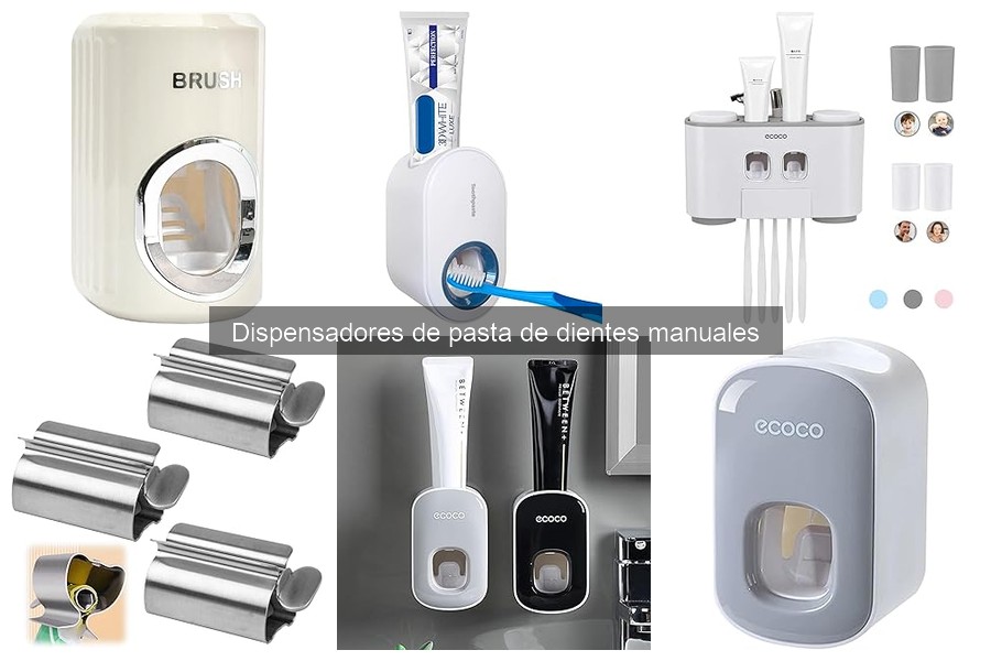¿Qué es un dispensador de pasta de dientes manual?
