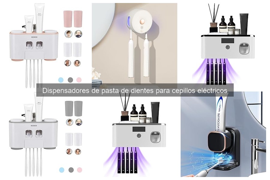 ¿Qué es un dispensador de pasta de dientes para cepillos eléctricos?