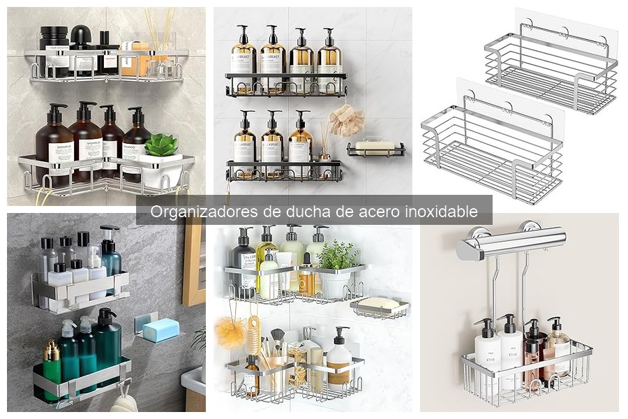 ¿Qué es un organizador de ducha de acero inoxidable?