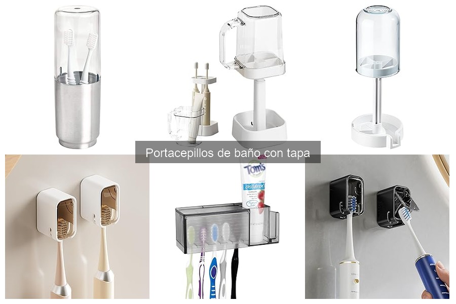 ¿Qué es un portacepillos de baño con tapa? Características y beneficios