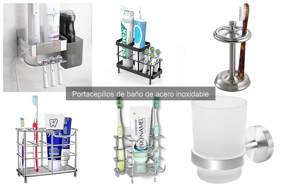 ¿Qué es un portacepillos de baño de acero inoxidable?