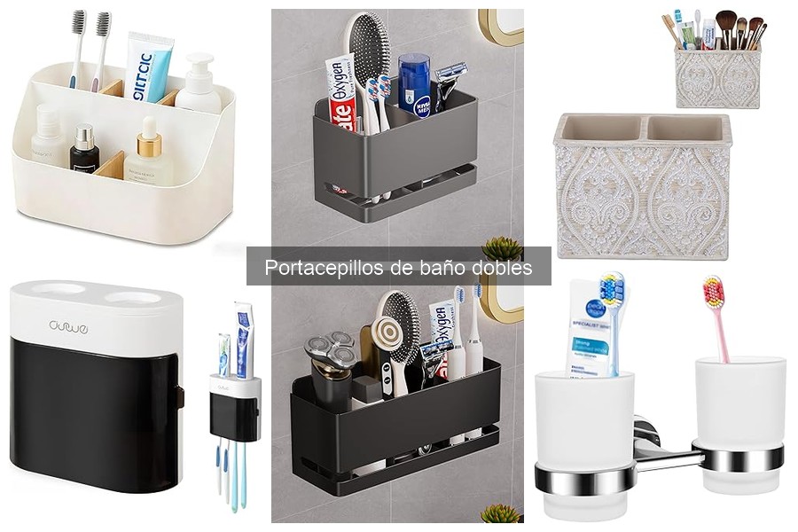 ¿Qué es un portacepillos de baño doble? Descubre su utilidad