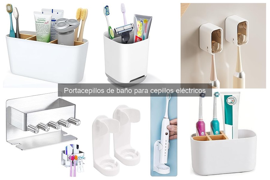 ¿Qué es un portacepillos de baño para cepillos eléctricos?