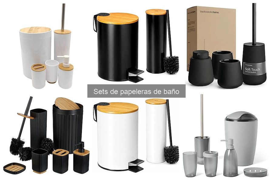 ¿Qué es un set de papeleras de baño? Guía básica