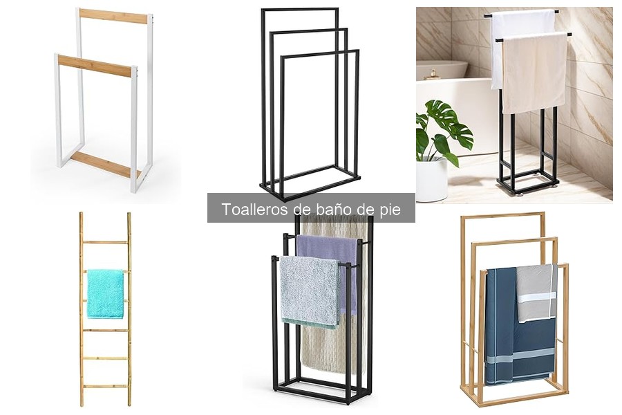 ¿Qué es un toallero de baño de pie? Guía y características