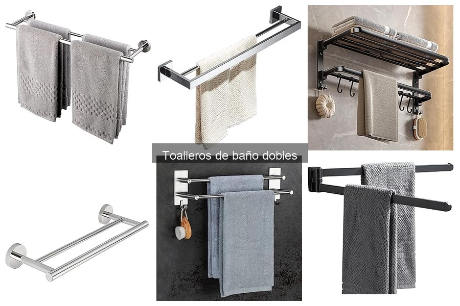 ¿Qué es un toallero de baño doble? Beneficios y características