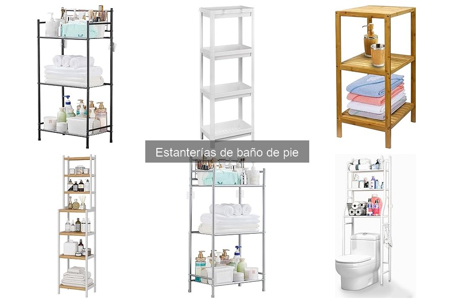 ¿Qué es una estantería de baño de pie? Características y Utilidad