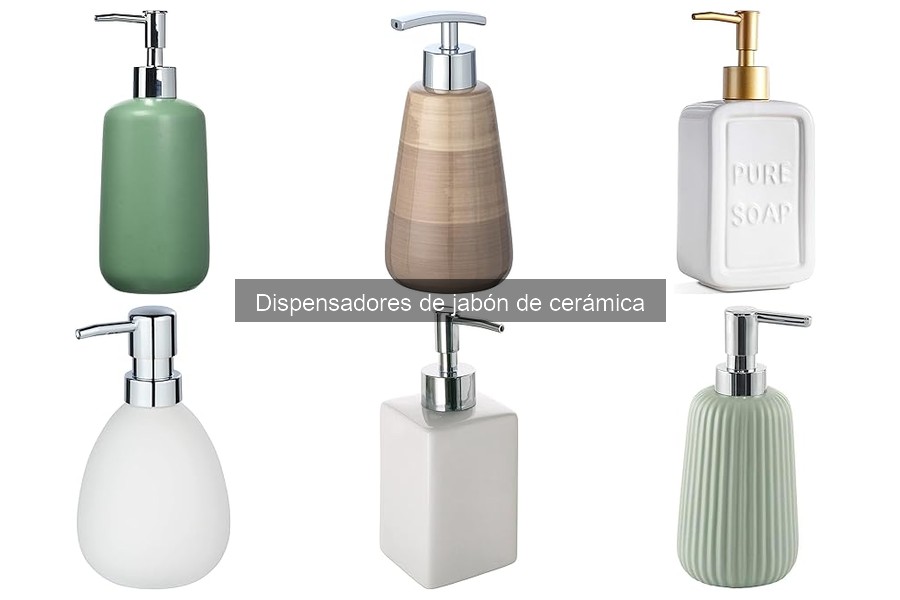 ¿Qué hacer si se rompe un dispensador de jabón de cerámica?