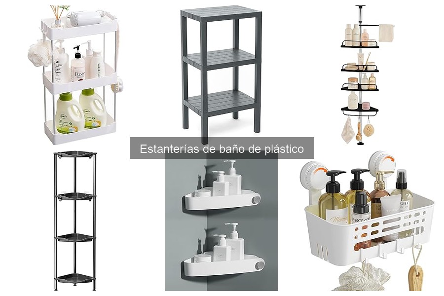 ¿Qué son las estanterías de baño de plástico? Características y Beneficios