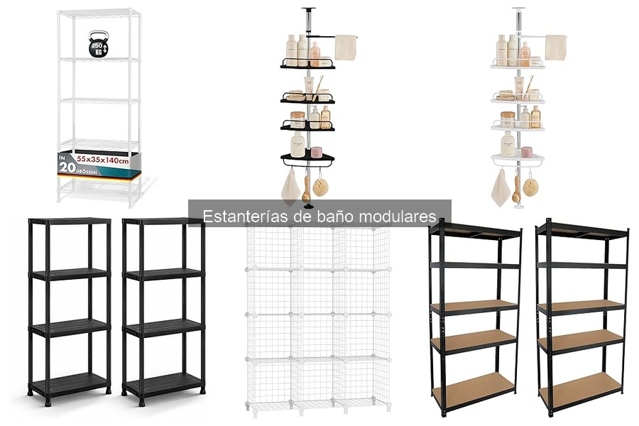 ¿Qué son las estanterías de baño modulares? Descubre sus ventajas