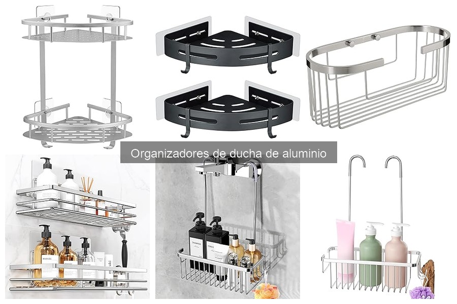 ¿Qué son los organizadores de ducha de aluminio? Descúbrelos