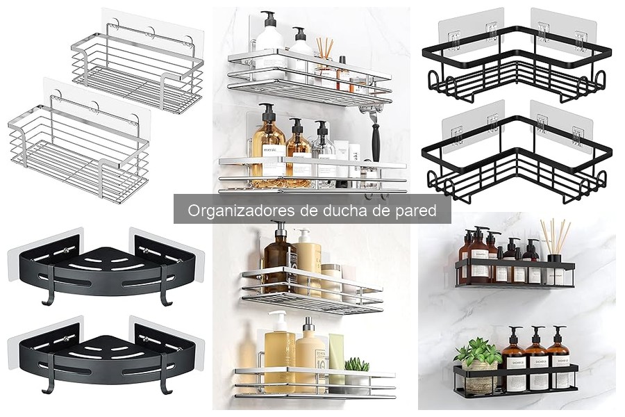 ¿Qué son los organizadores de ducha de pared? Características y beneficios
