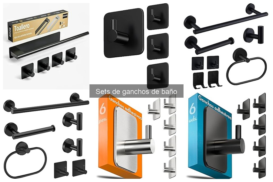 ¿Qué son los sets de ganchos de baño? Guía y funciones
