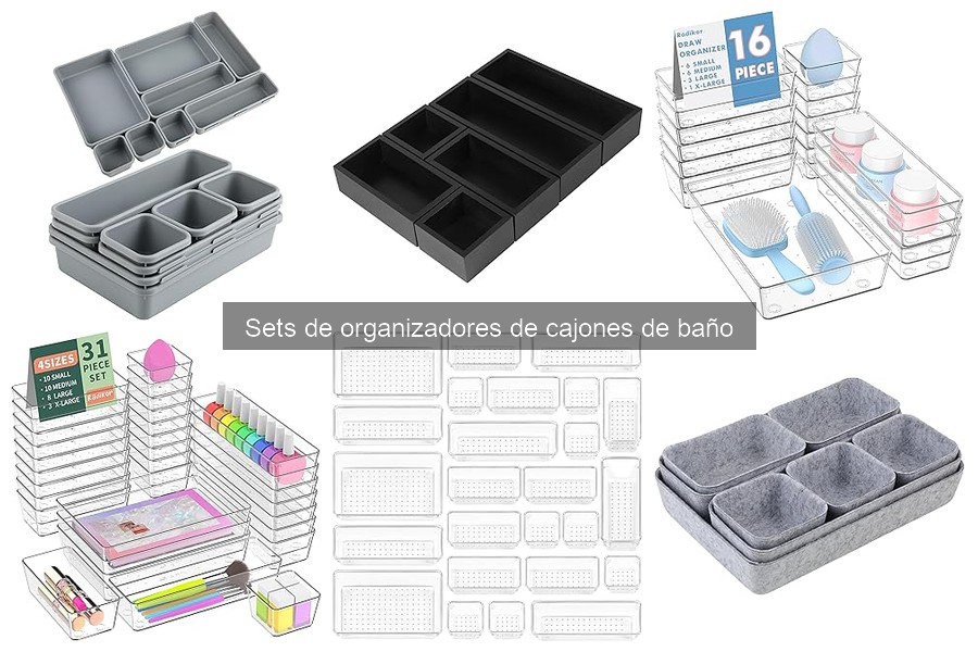 Reseñas de Sets de Organizadores de Cajones de Baño