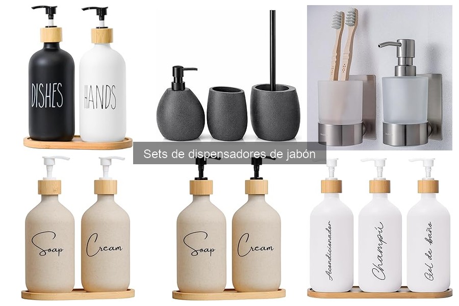 Sets de dispensadores de jabón: ¿Qué son y sus beneficios?
