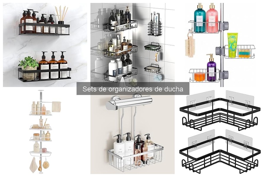 Sets de Organizadores de Ducha: ¿Qué Incluyen y Función?