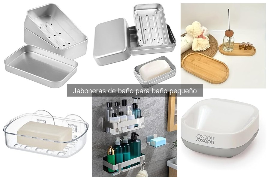 Soluciona Problemas Comunes con Jaboneras para Baño Pequeño