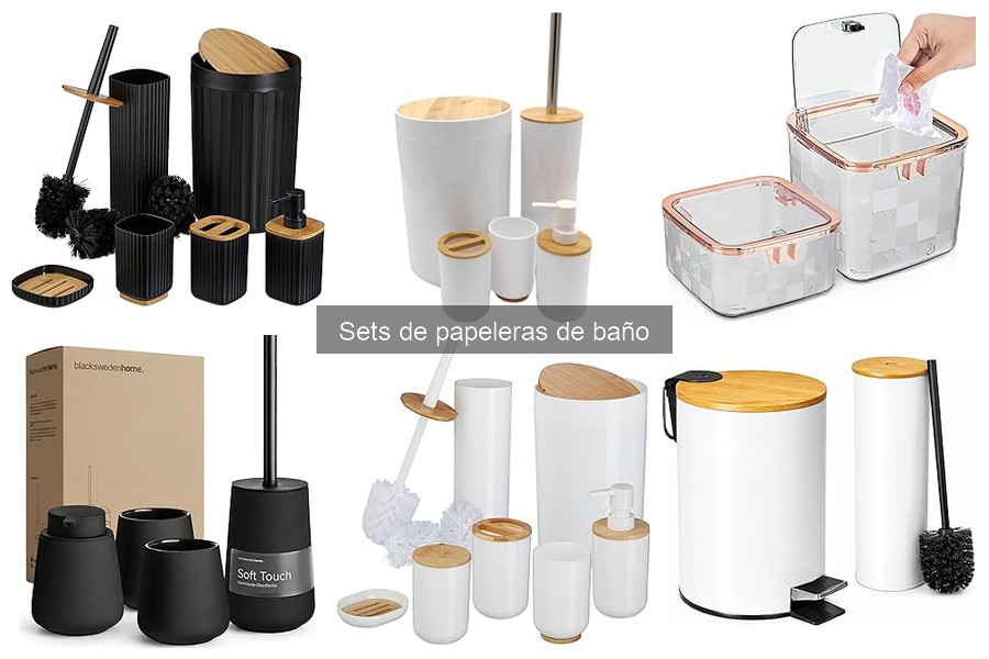 Soluciones a Problemas Comunes con Sets de Papeleras de Baño