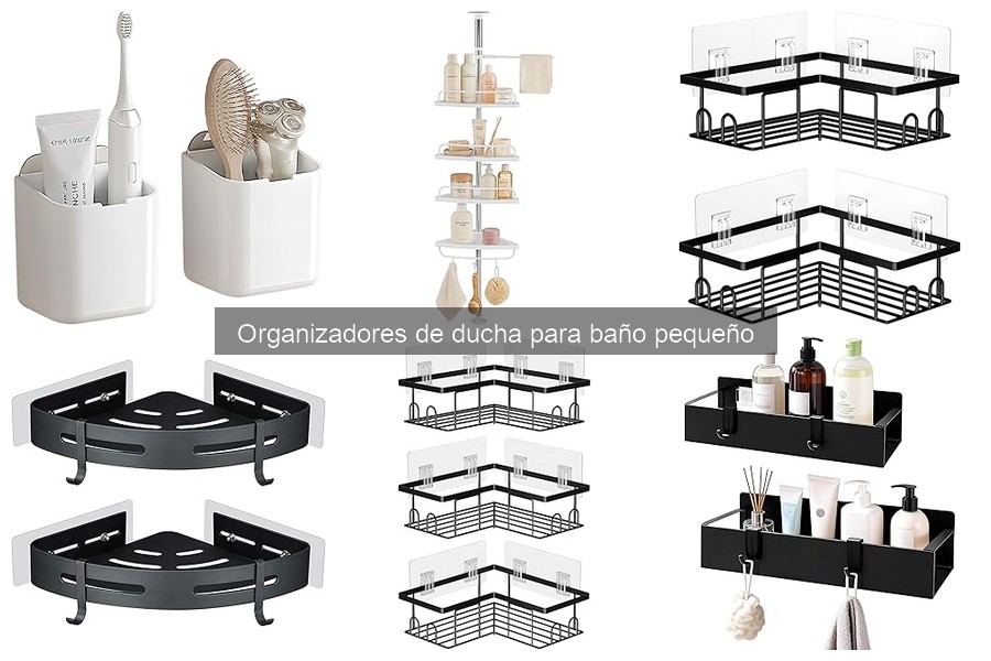 Soluciones Alternativas a Organizadores de Ducha para Baño Pequeño