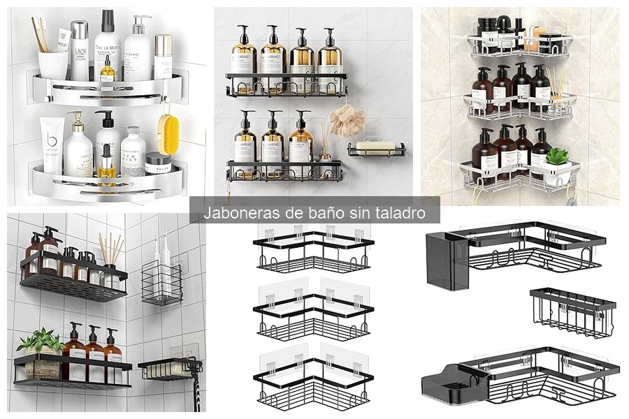 Soluciones si tu jabonera sin taladro se cae - Guía práctica