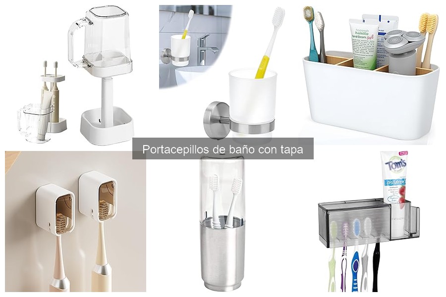 ¿Son necesarios los portacepillos de baño con tapa?