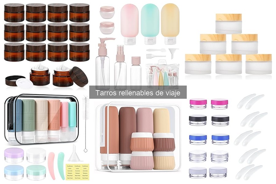 Tarros Rellenables de Viaje: Opción Ecológica y Sostenible