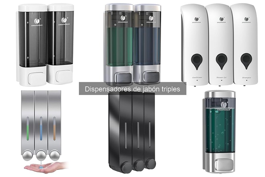 Tendencias en Dispensadores de Jabón Triples para Baño