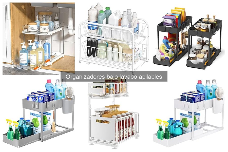 Tendencias en organizadores apilables para baño moderno