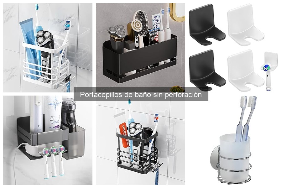 Tendencias en Portacepillos de Baño Sin Perforación 2023