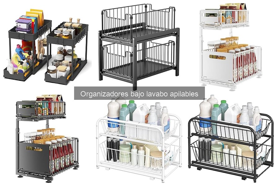 Testimonios de usuarios sobre organizadores bajo lavabo apilables