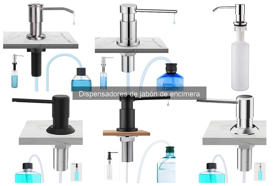Tipos de dispensadores de jabón de encimera para tu baño