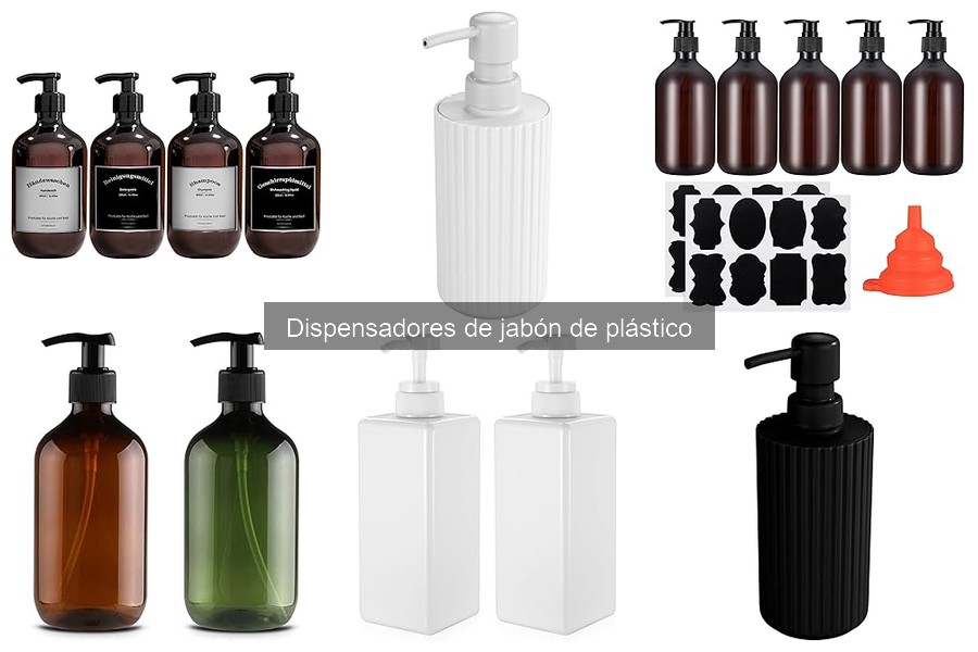 Tipos de dispensadores de jabón de plástico: guía completa