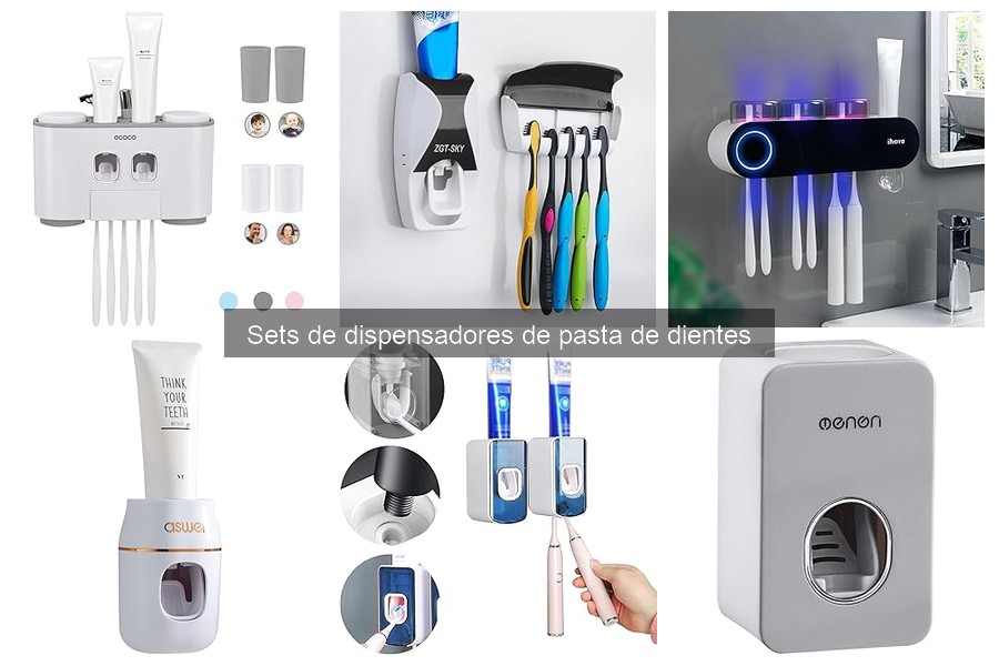 Tipos de dispensadores de pasta de dientes para tu baño