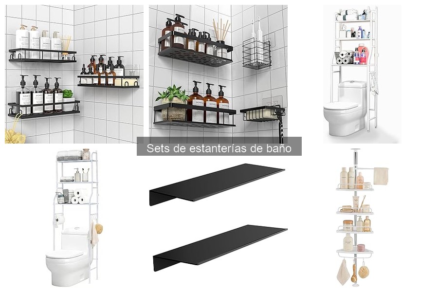 Tipos de estanterías de baño: elige la mejor para ti