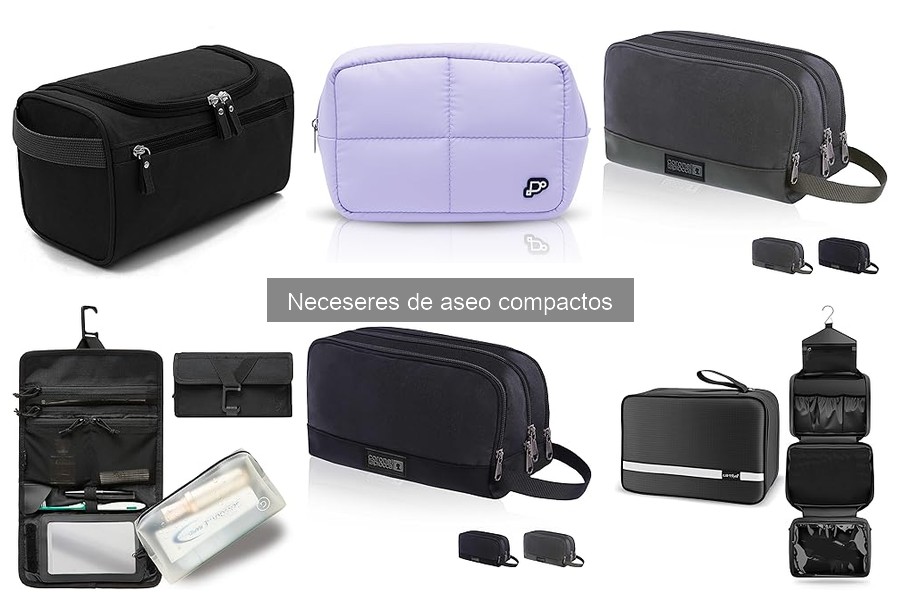 Tipos de neceseres de aseo compactos: Guía completa