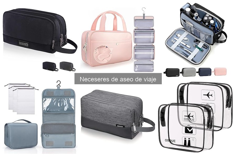 Tipos de neceseres de aseo de viaje: características y ventajas