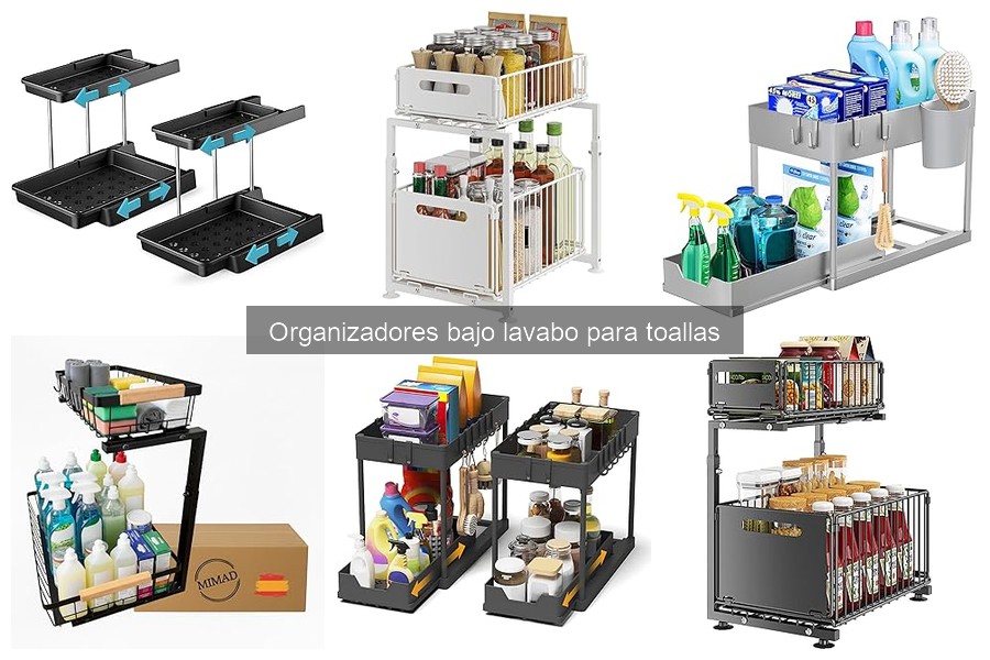 Tipos de organizadores bajo lavabo para toallas: Guía práctica