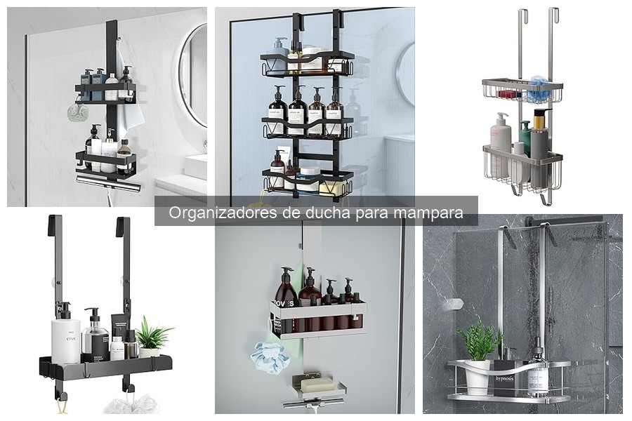 Tipos de organizadores de ducha para mampara: ¡Elige el mejor!