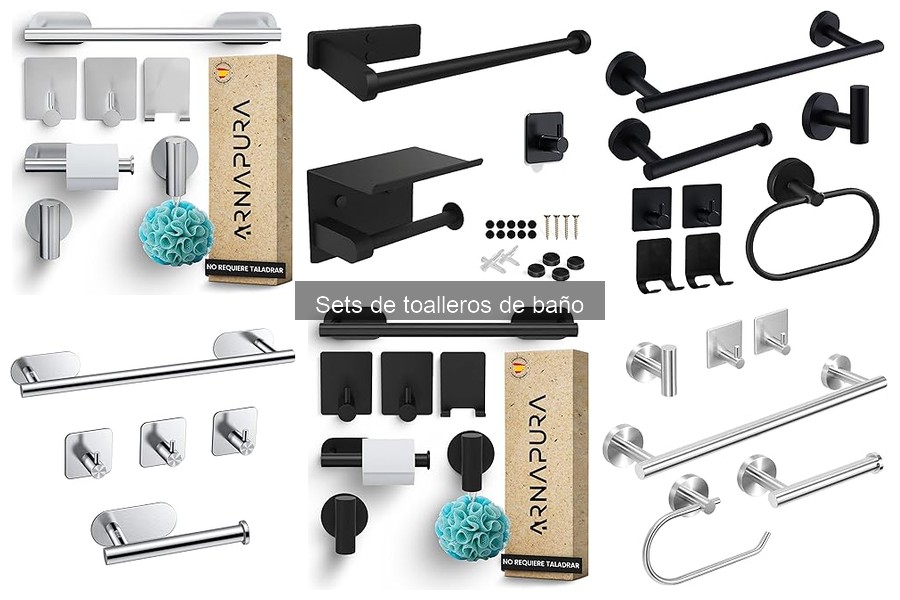 Tipos de Sets de Toalleros de Baño: Guía Completa