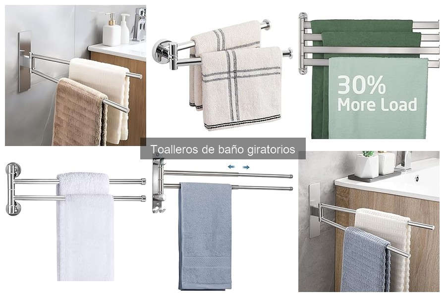 Tipos de toalleros giratorios para baño: guía completa