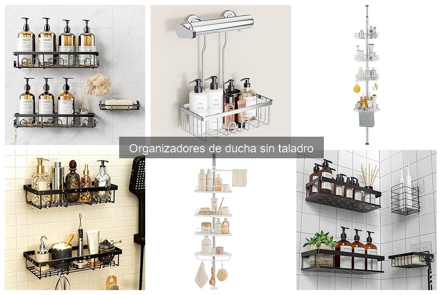Tips para Optimizar Organizadores de Ducha sin Taladro