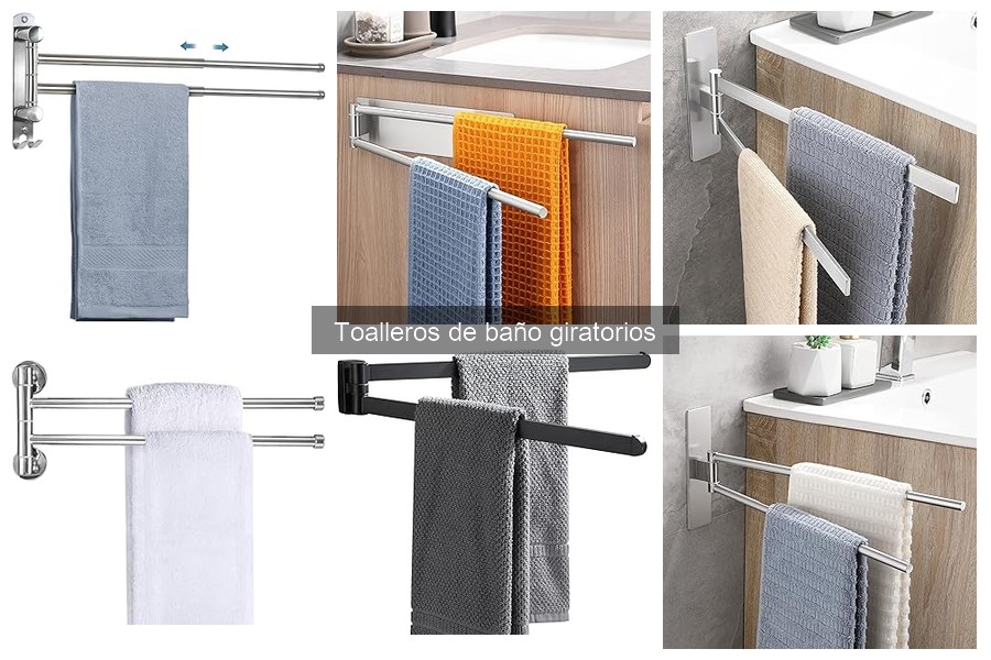 Toalleros de baño giratorios: definición y características