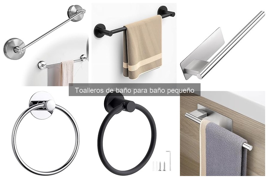 Toalleros de baño ideales para espacios pequeños
