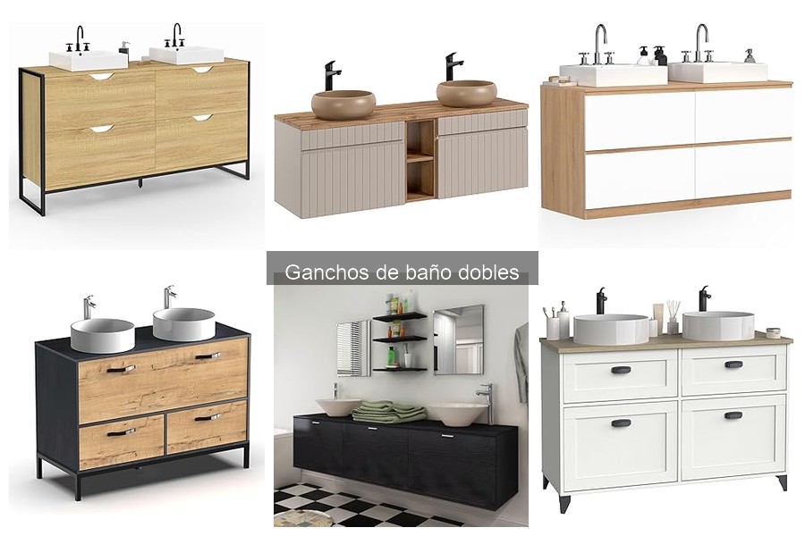 Ventajas de Ganchos de Baño Dobles vs Simples