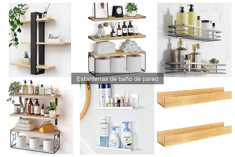 Ventajas de las Estanterías de Baño de Pared para Ahorrar Espacio