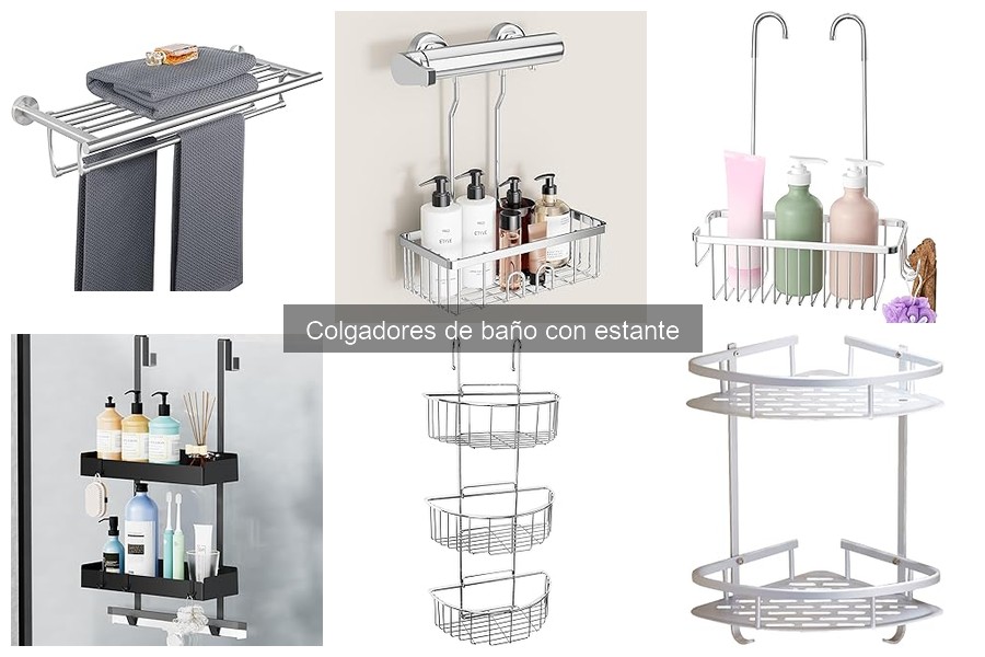 Ventajas de los colgadores de baño con estante