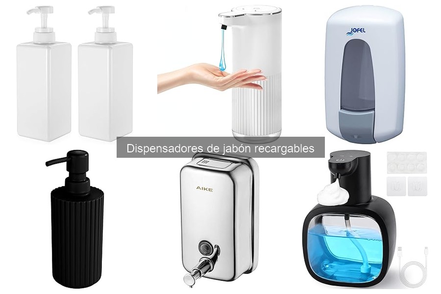 Ventajas de los dispensadores de jabón recargables en casa