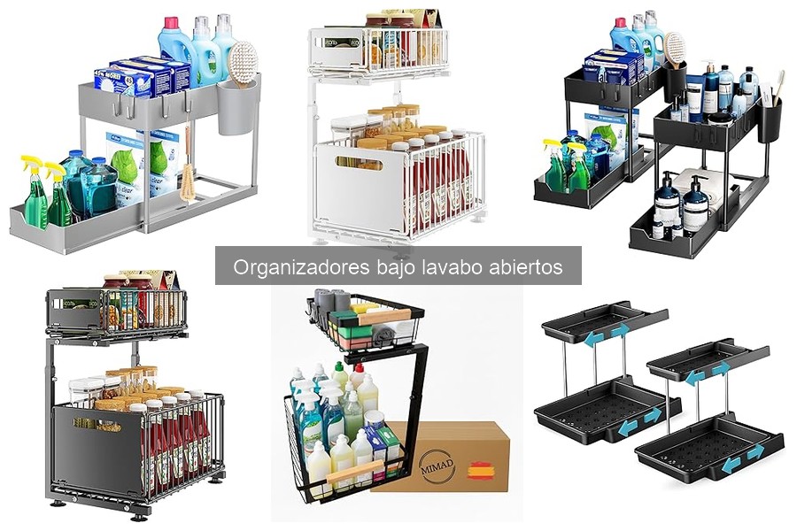 Ventajas de los organizadores bajo lavabo abiertos para tu baño