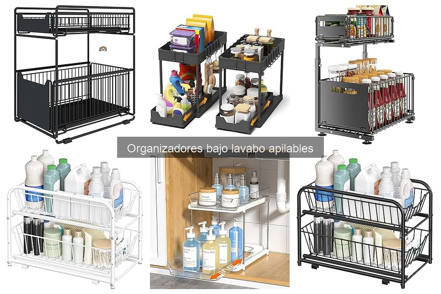 Ventajas de los organizadores bajo lavabo apilables