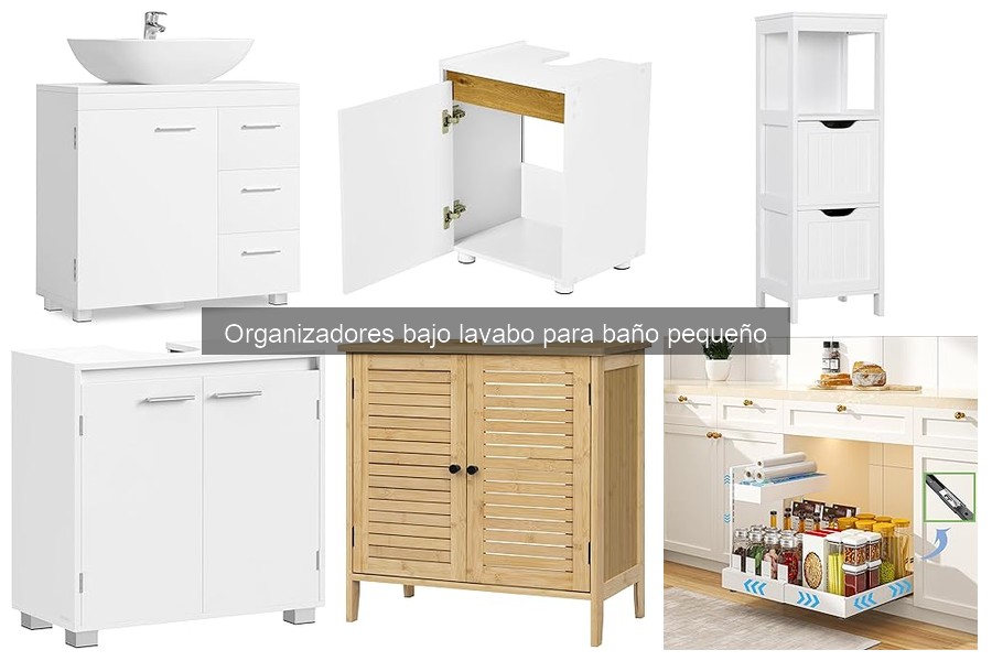 Ventajas de los organizadores bajo lavabo en baños pequeños